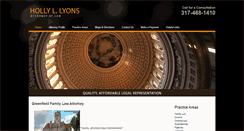 Desktop Screenshot of hllyonslaw.com